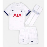 Stroje piłkarskie Tottenham Hotspur Brennan Johnson #22 Koszulka Podstawowej dla dzieci 2023-24 Krótki Rękaw (+ szorty)